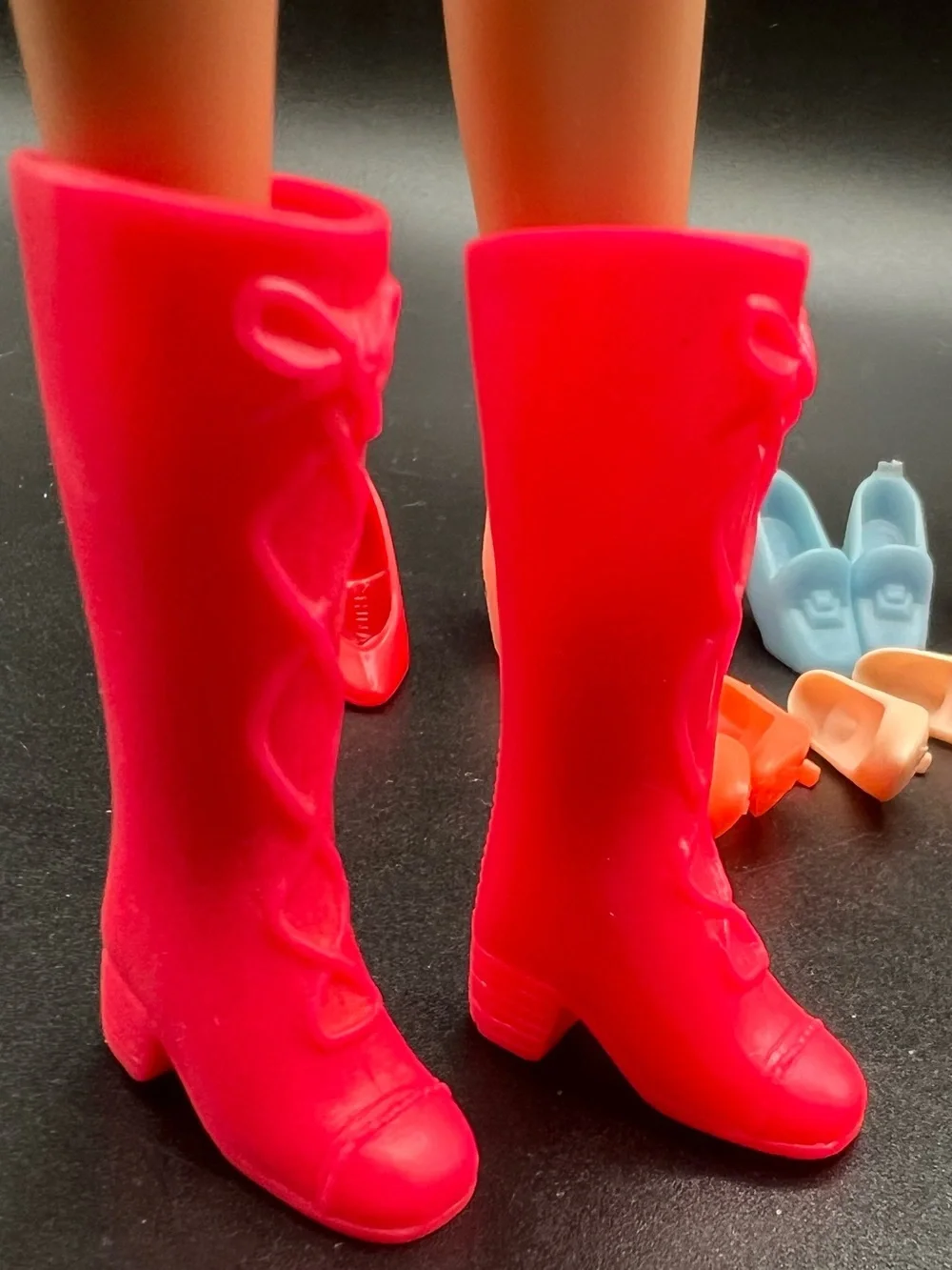 Vintage Barbie Shoe Lot Boots, Heels, Tennis Shoes Mixed Bundle